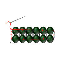 Square stitch diagram